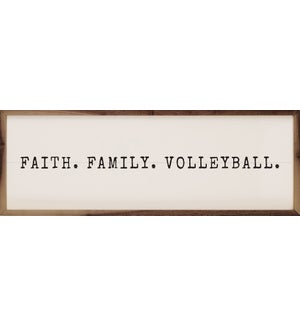 Faith Family Volleyball White